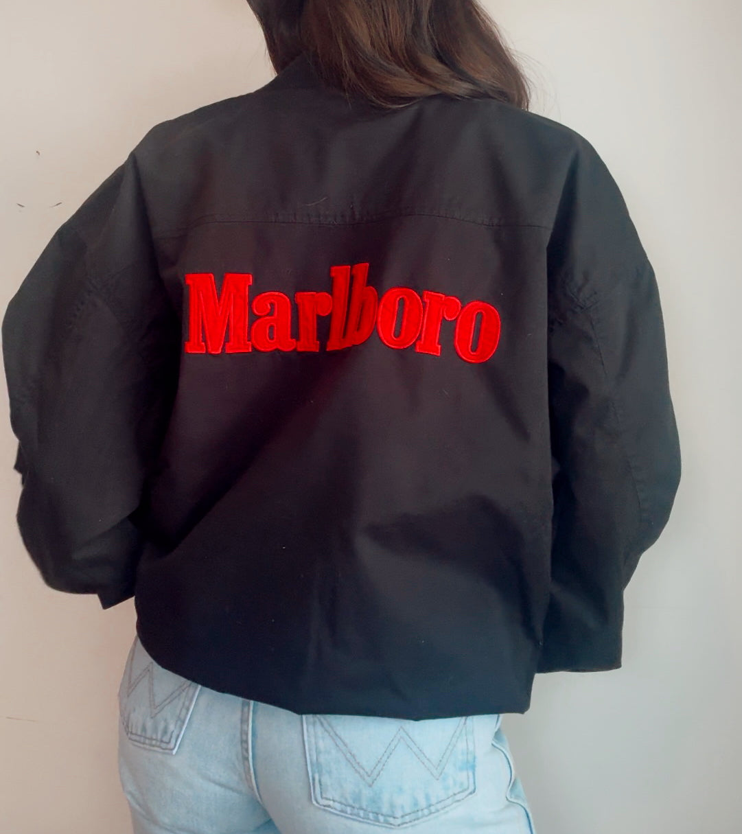 Vintage 90s Marlboro Reversible Bomber Jacket