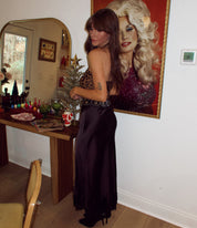 Midnight Lace Maxi Skirt