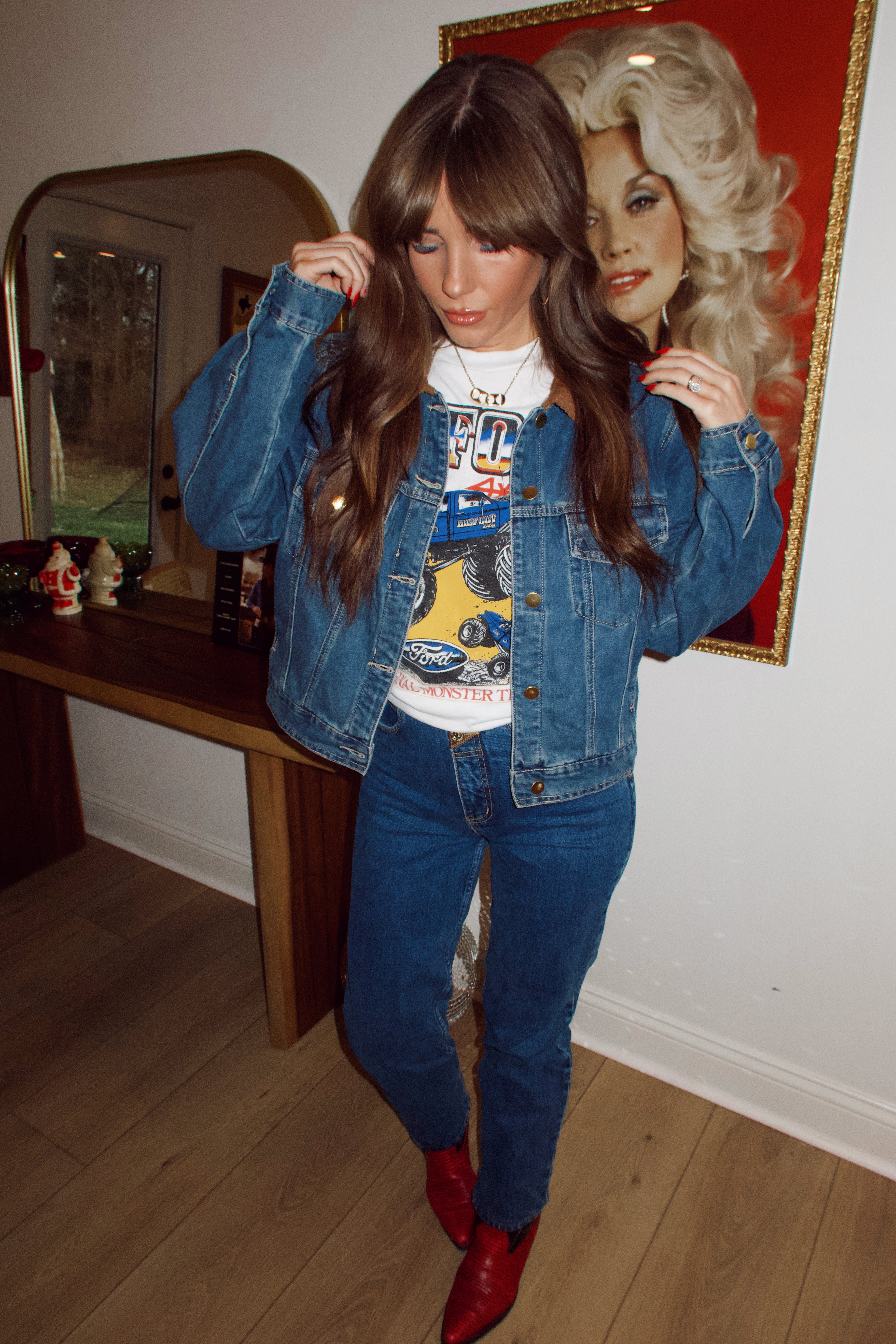 Retro Denim Trucker Jacket