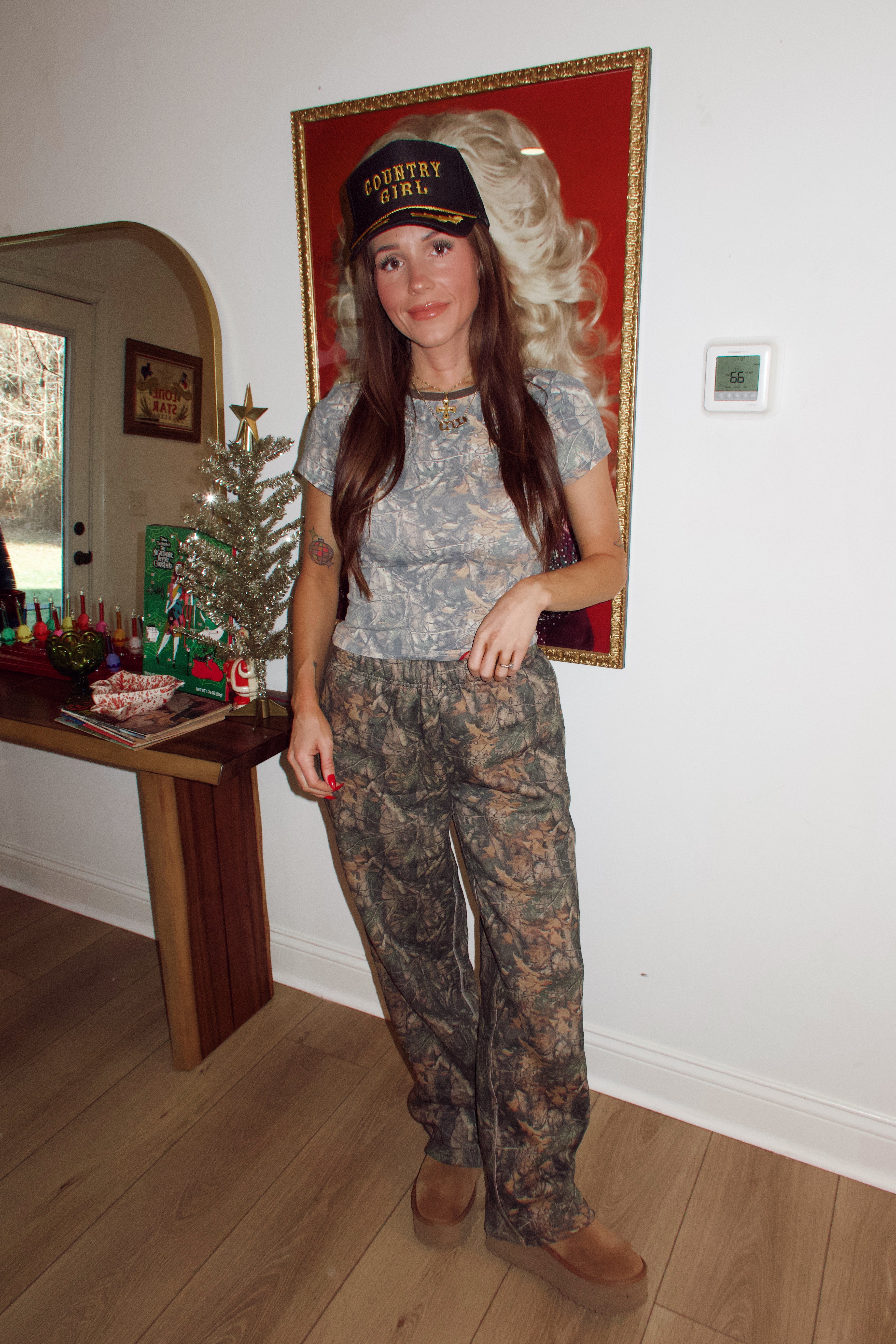Country Girl Camo Wide Leg Pants