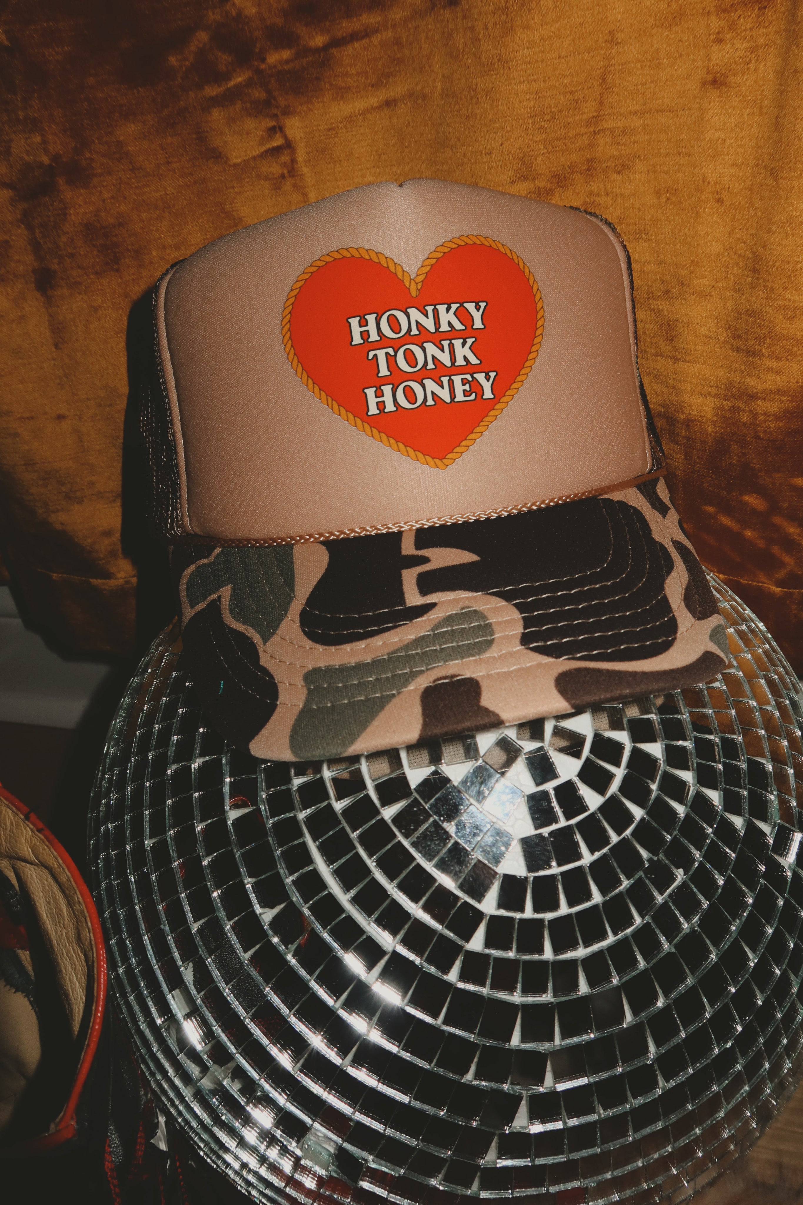 Honky Tonk Honey Trucker Hat