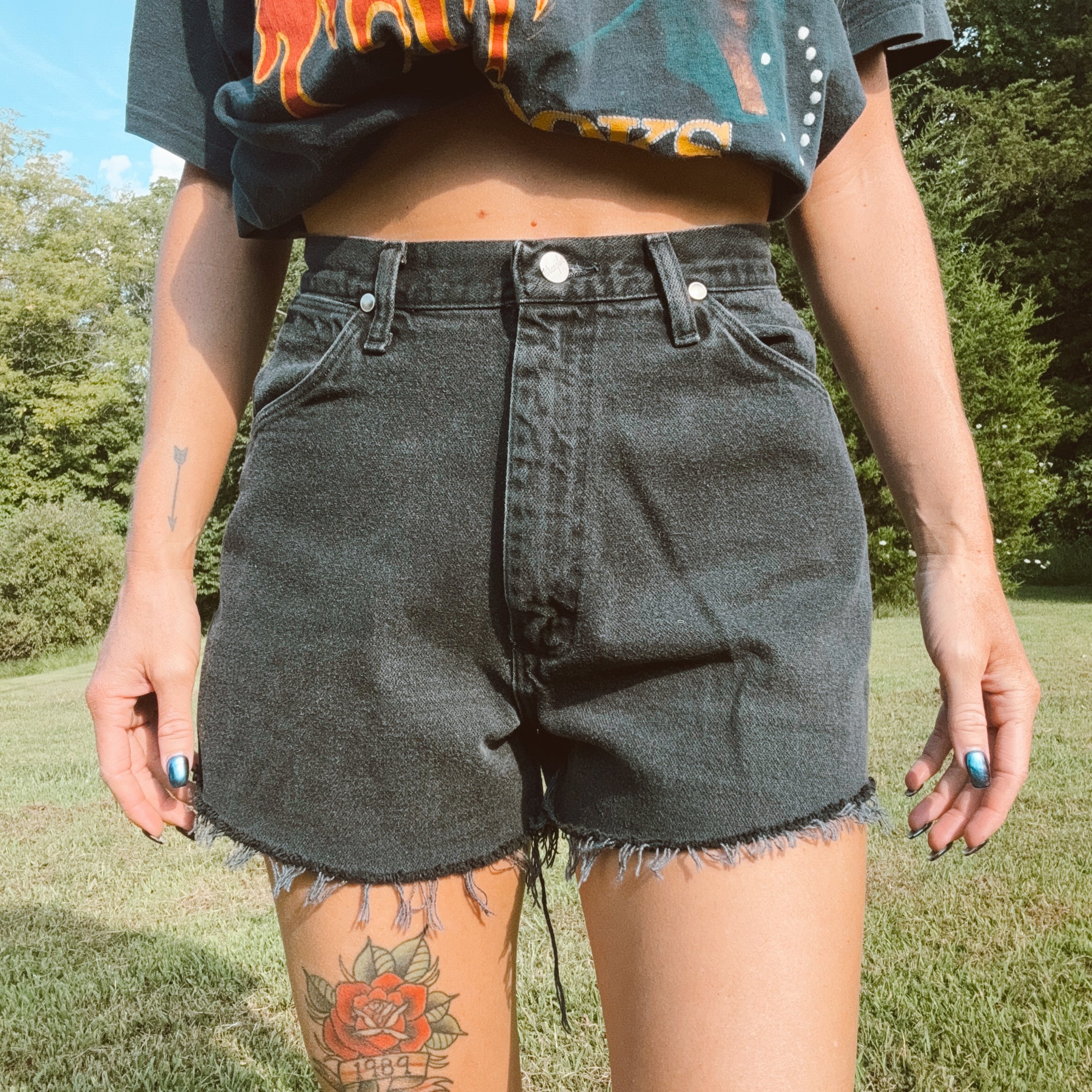 Vintage 90s Wrangler Denim Cutoffs