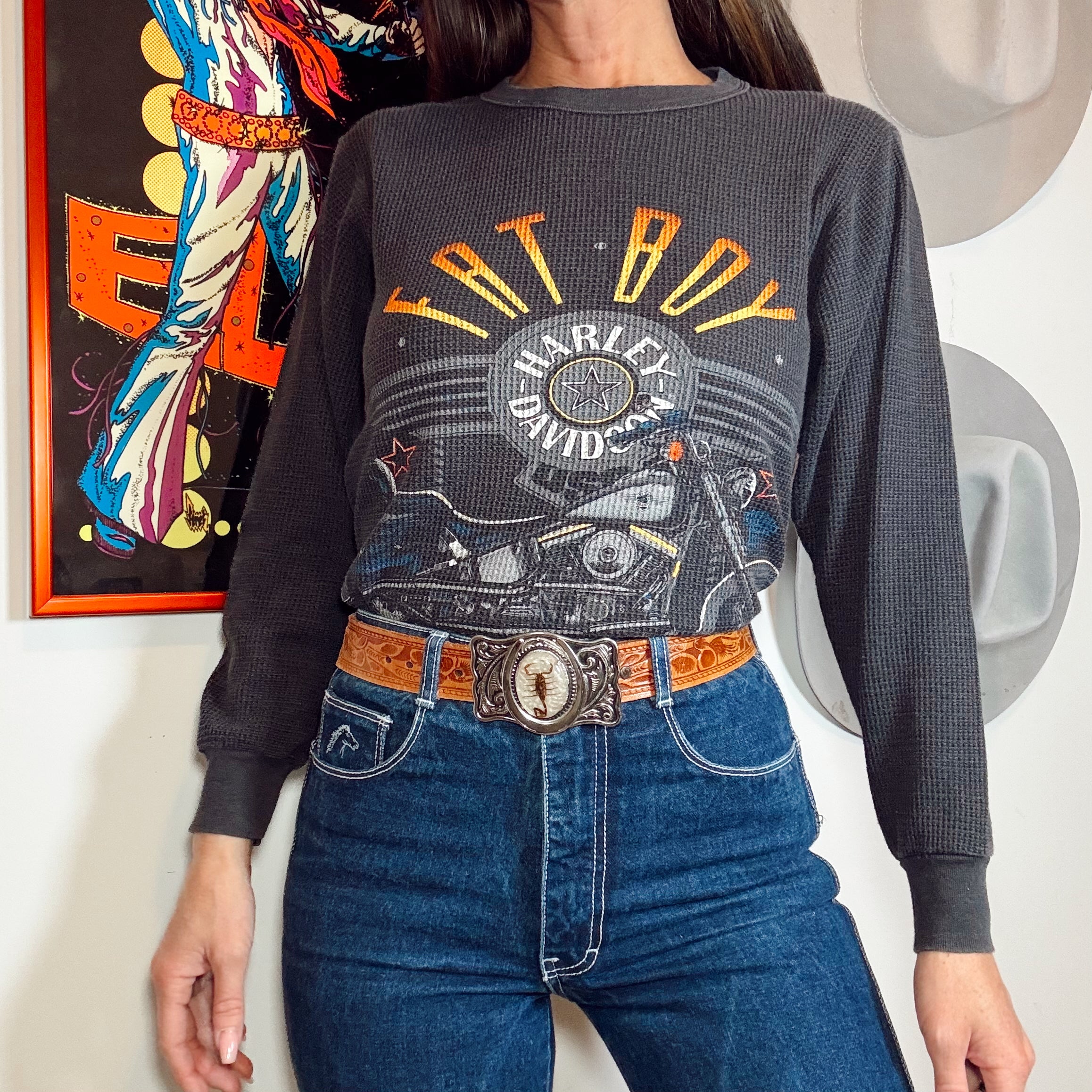 Vintage 90s Harley Davidson Thermal