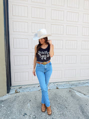 On The Road Again Lace Tank