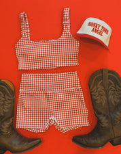 Lil Miss Gingham Top