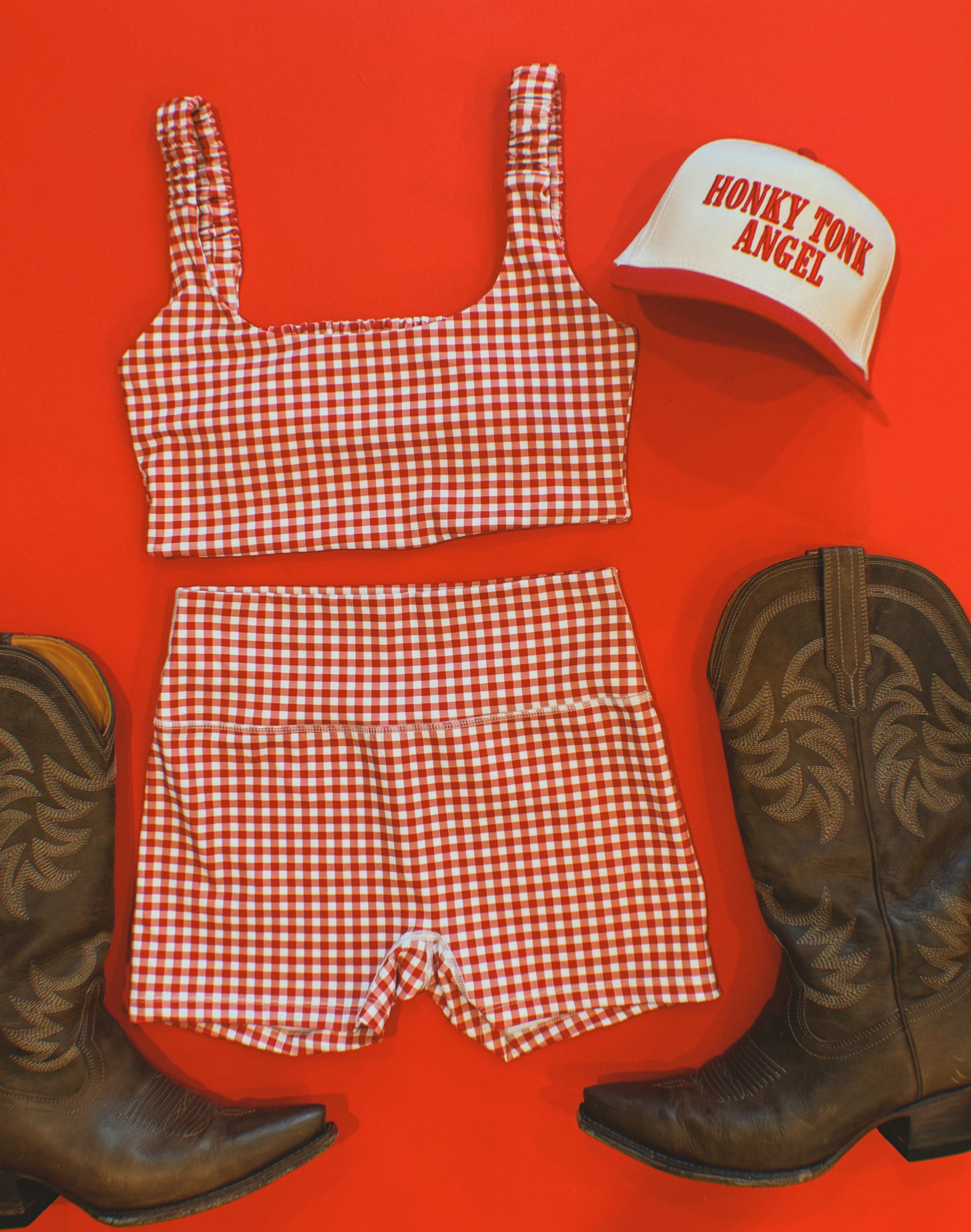 Lil Miss Gingham Top
