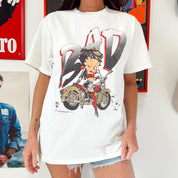 Vintage 90s Biker Betty Bad Tee