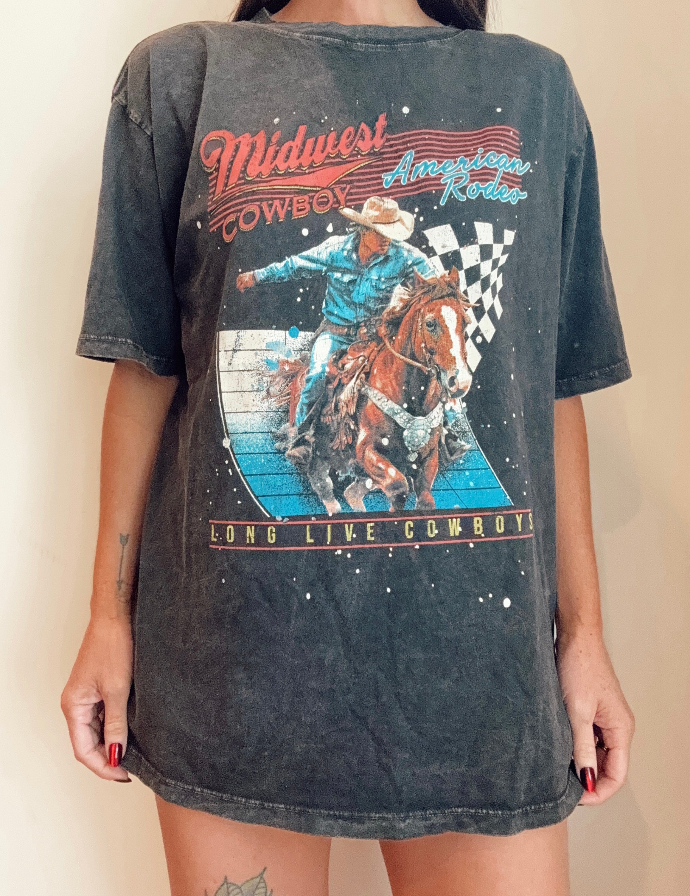 Midwest Cowboy Rodeo Oversized Tee