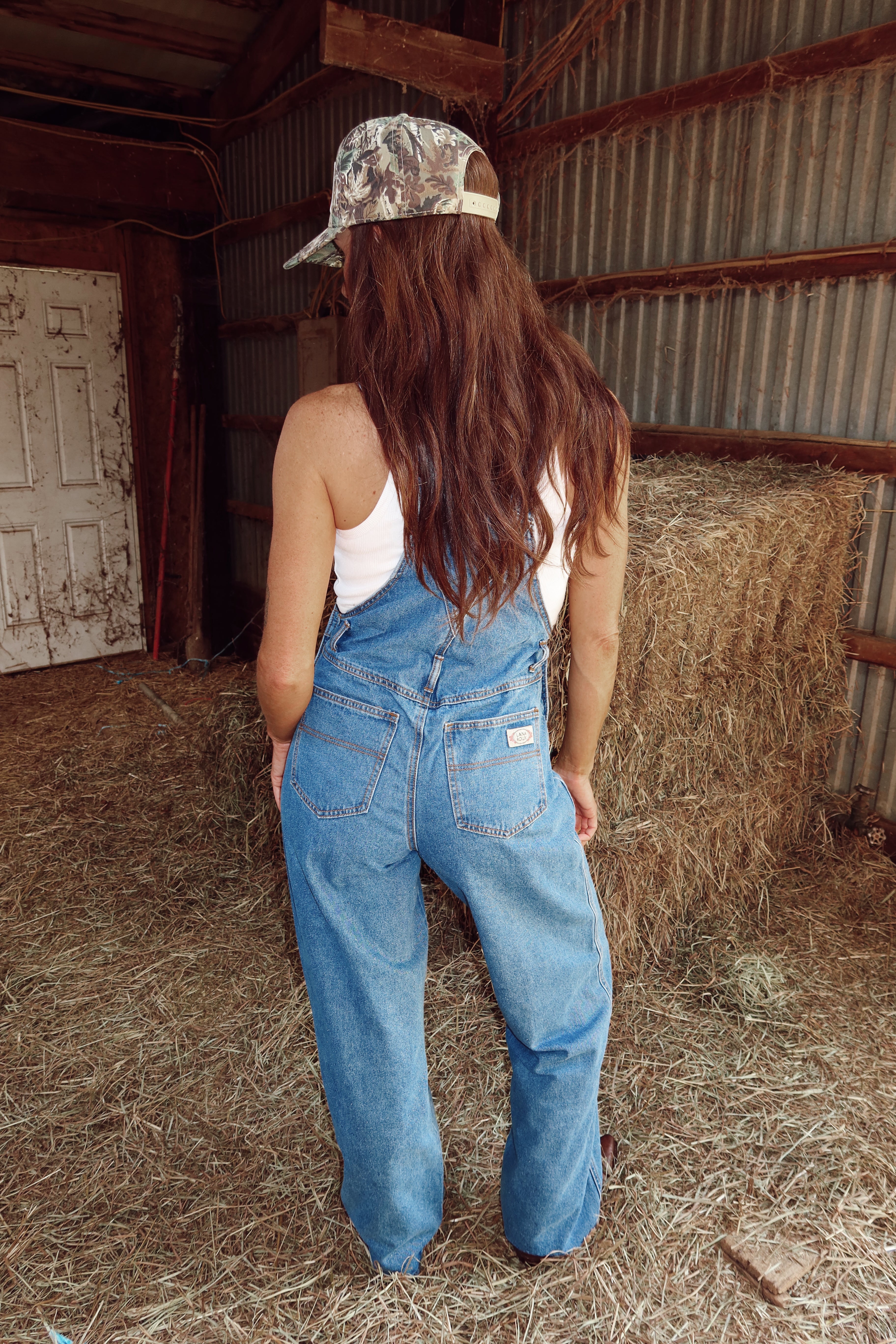 Back Porch Blues Denim Overalls