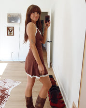 Espresso Lace Dress