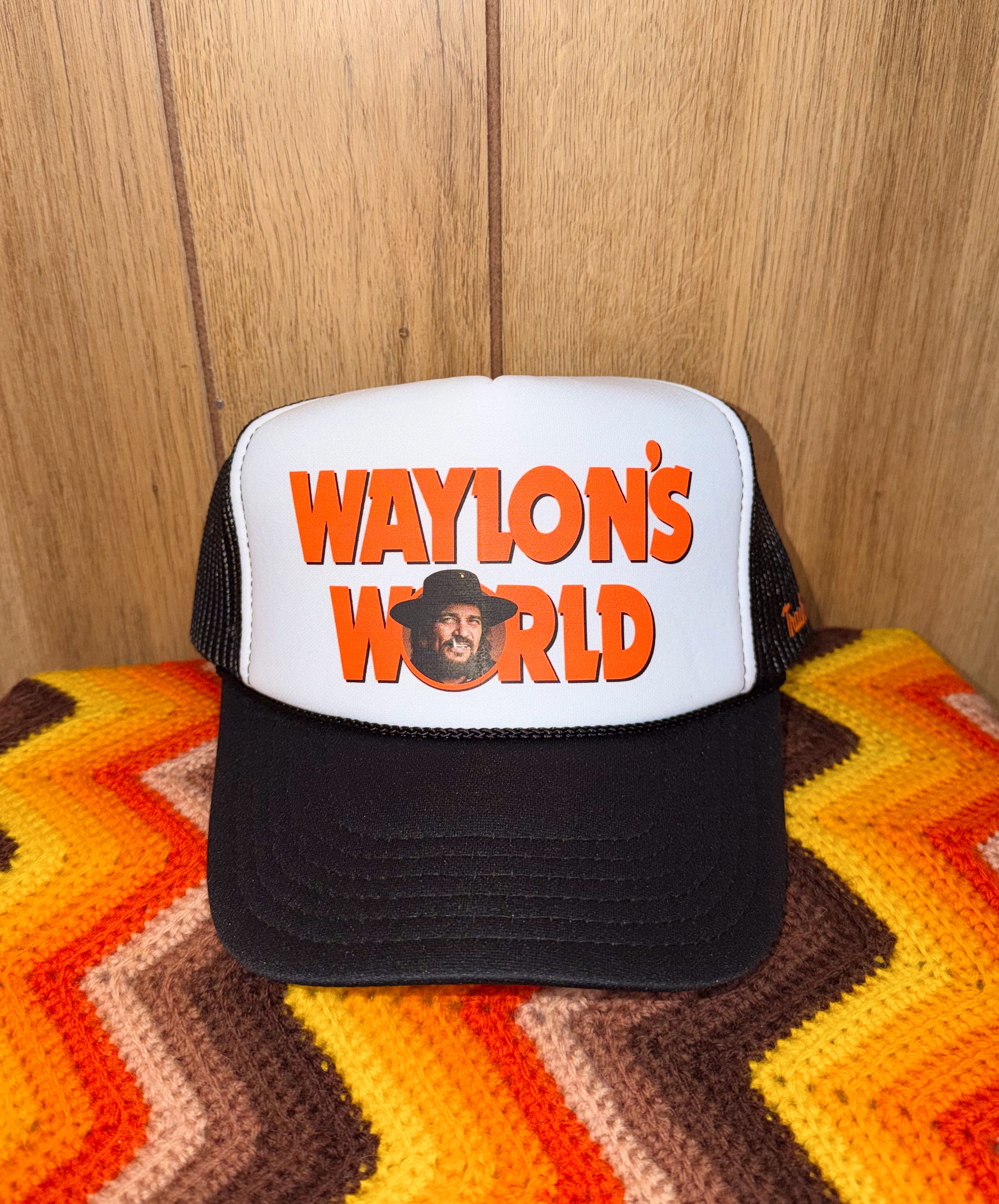 Retro Waylon's World Trucker Hat