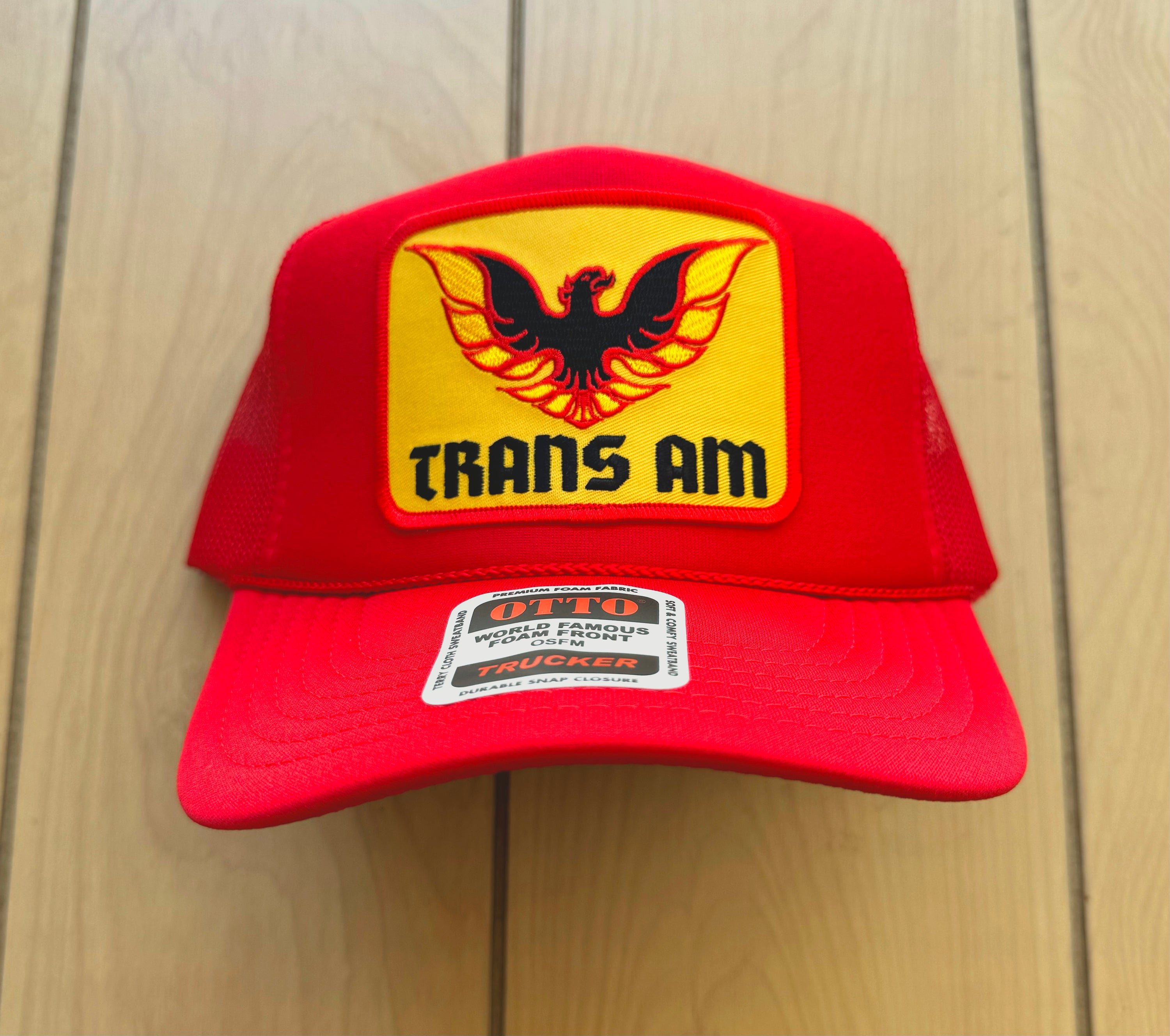 Red Trans Am Retro Trucker Hat