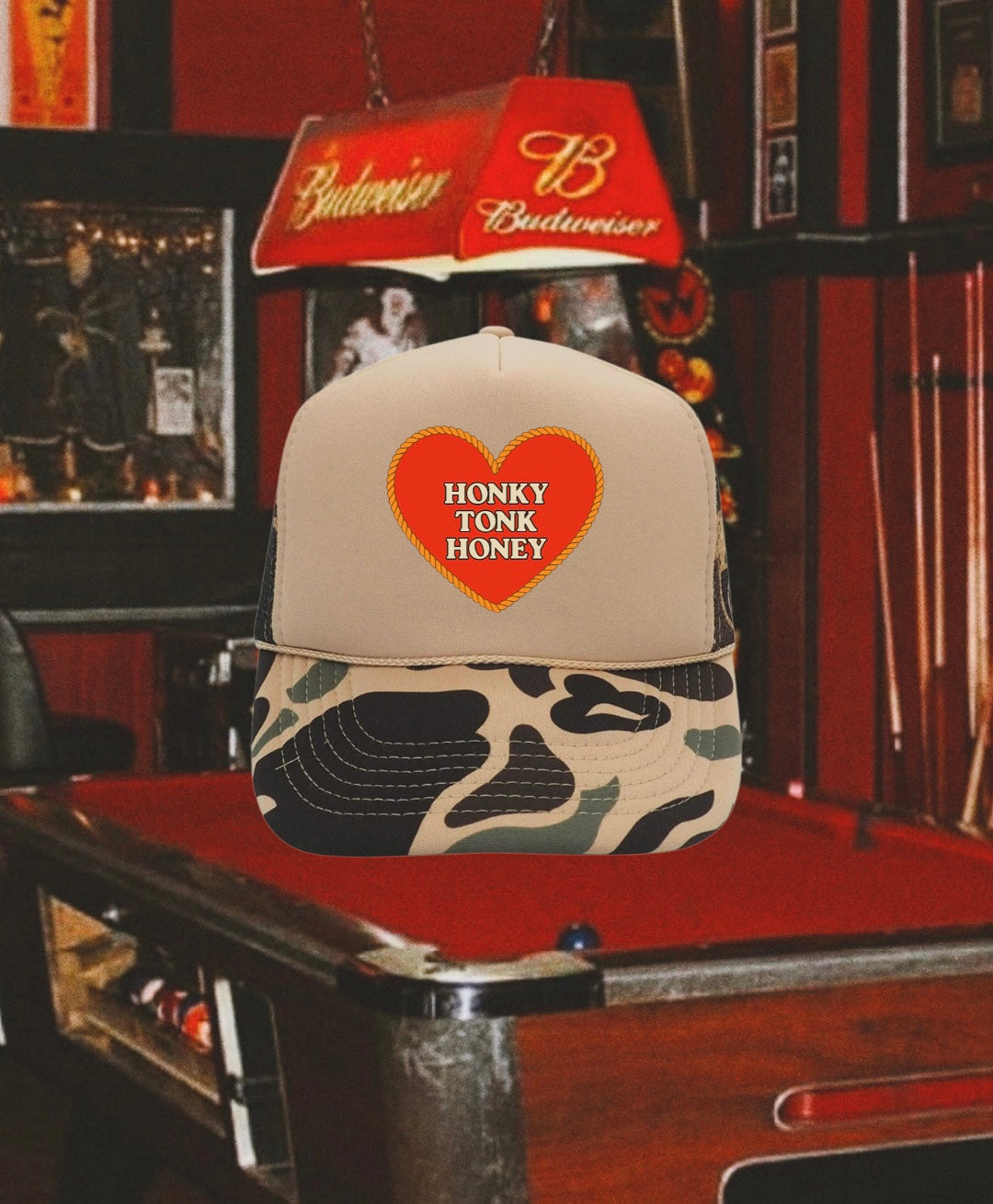 Honky Tonk Honey Trucker Hat