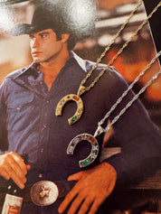 Lucky Cowgirl Horseshoe Necklace