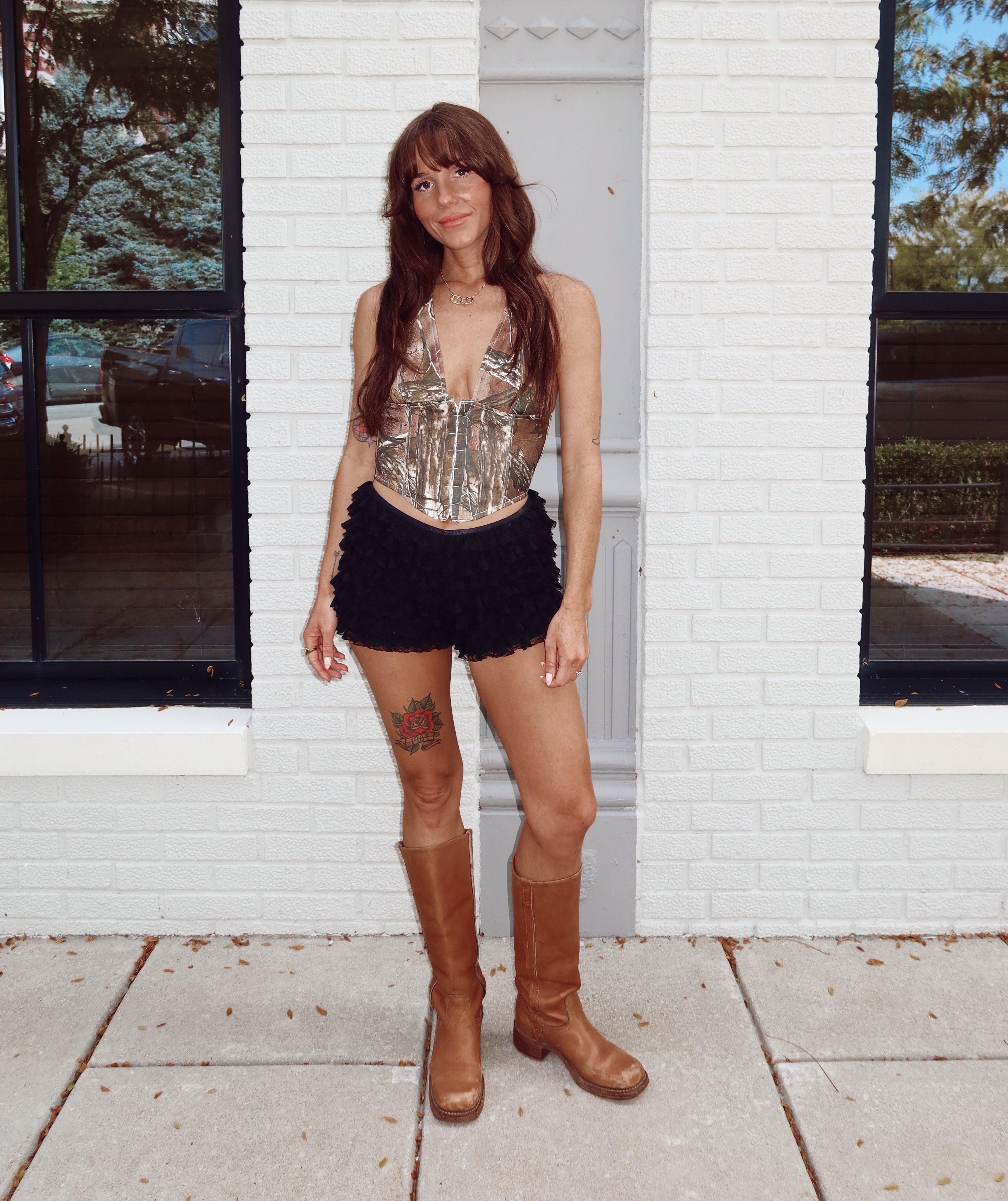 Country Mile Camo Halter Top