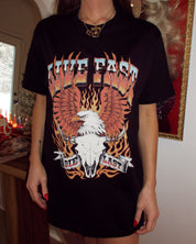 Retro Eagle Biker Tee