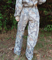 Woodland Camo Wide Leg Sweatpants