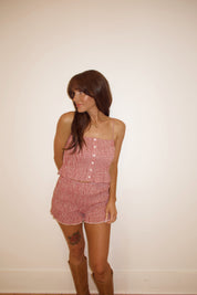 Cherry Pie Gingham Set