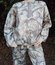 Woodland Camo Crewneck Sweatshirt