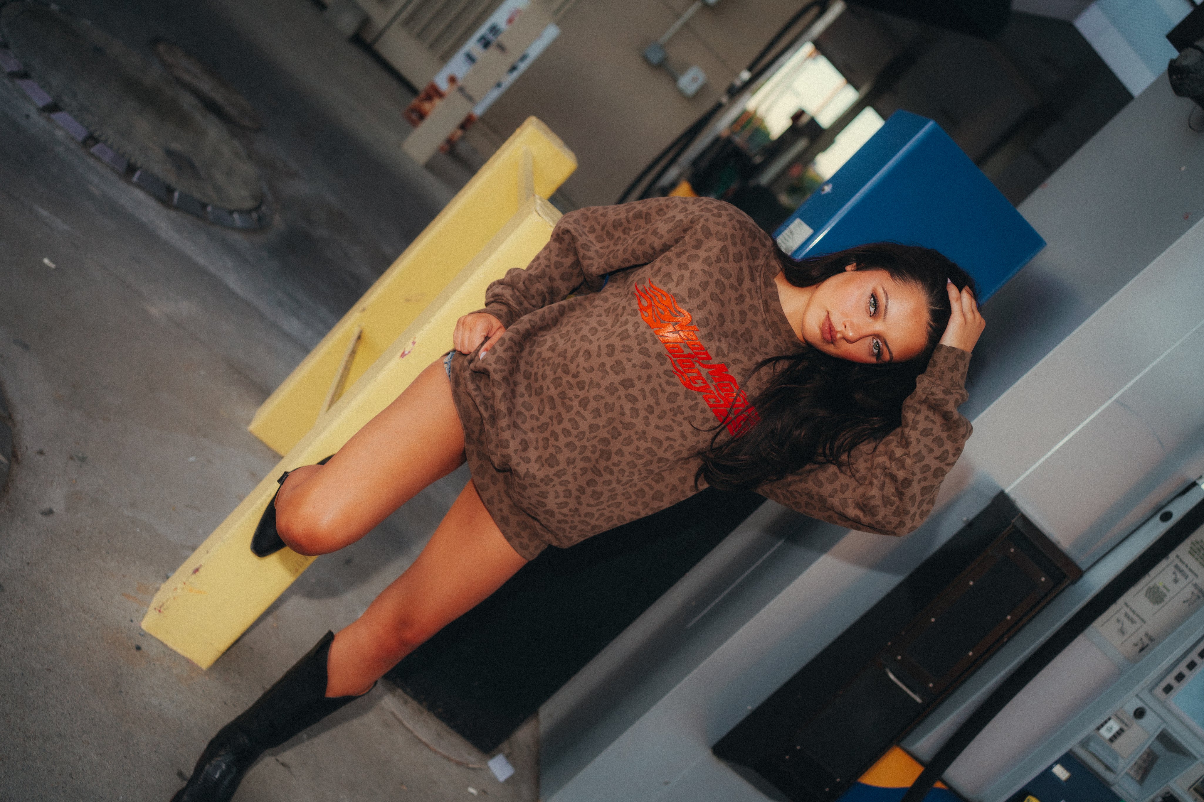 Wild One Leopard Crewneck