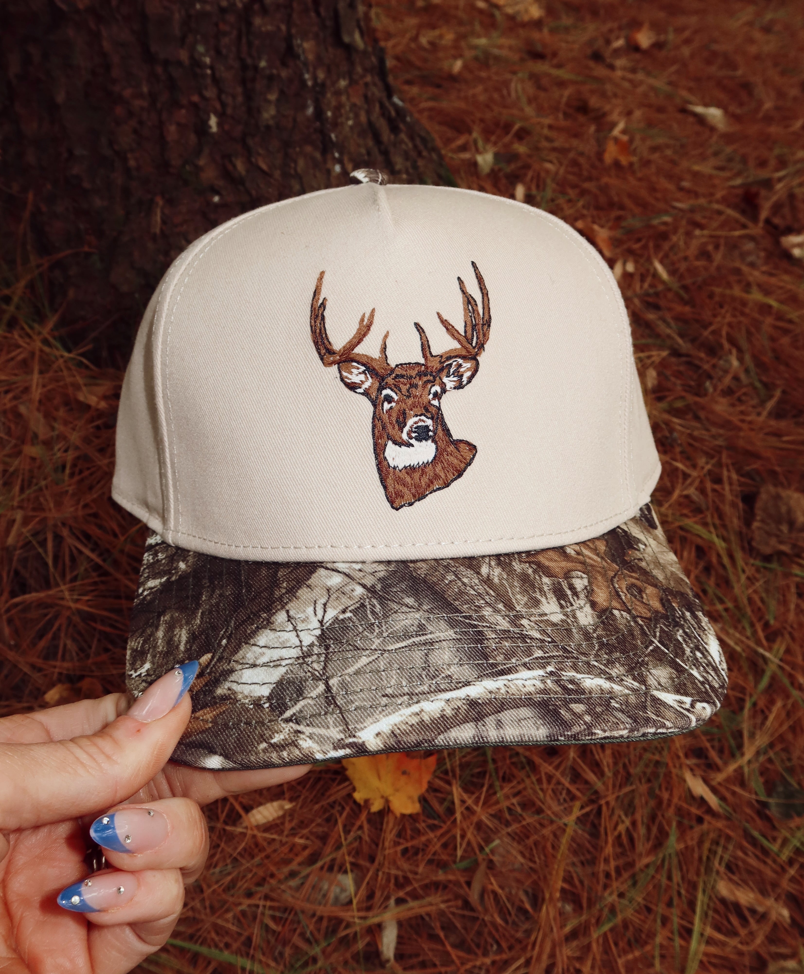 Buck Camo Trucker Hat