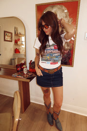 The High Life Denim Mini Skirt