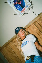 Country Queen Denim Trucker Hat
