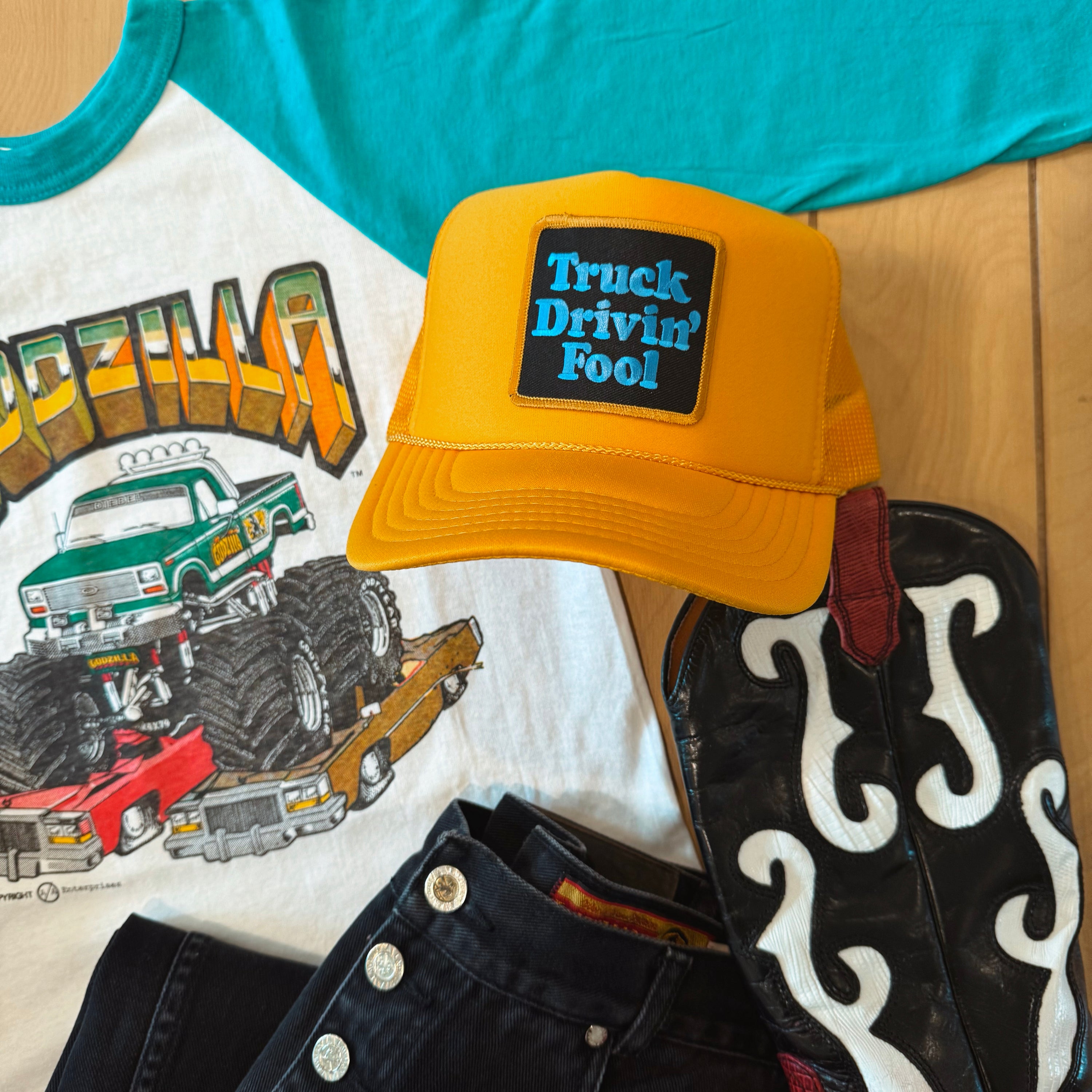 Truck Drivin' Fool Retro Trucker Hat