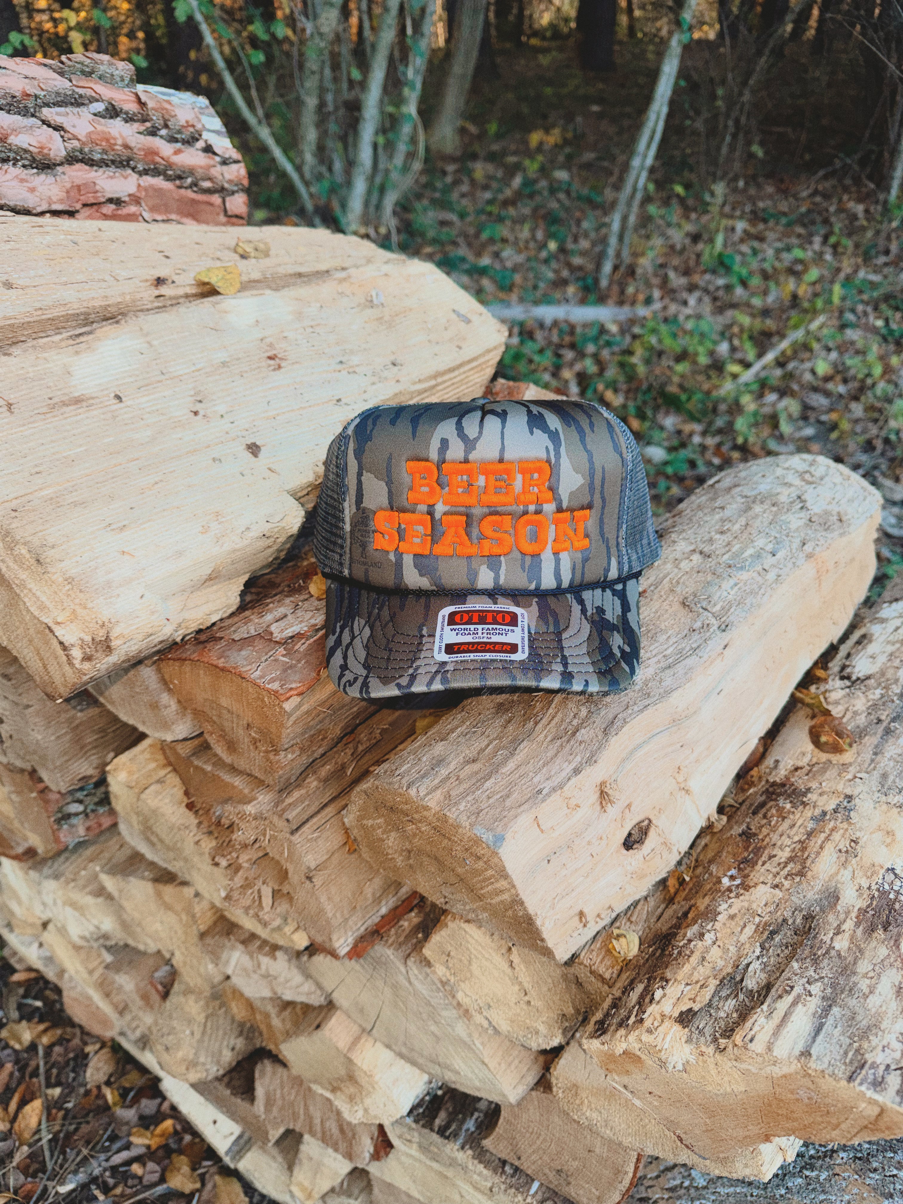 Beer Season Camo Trucker Hat