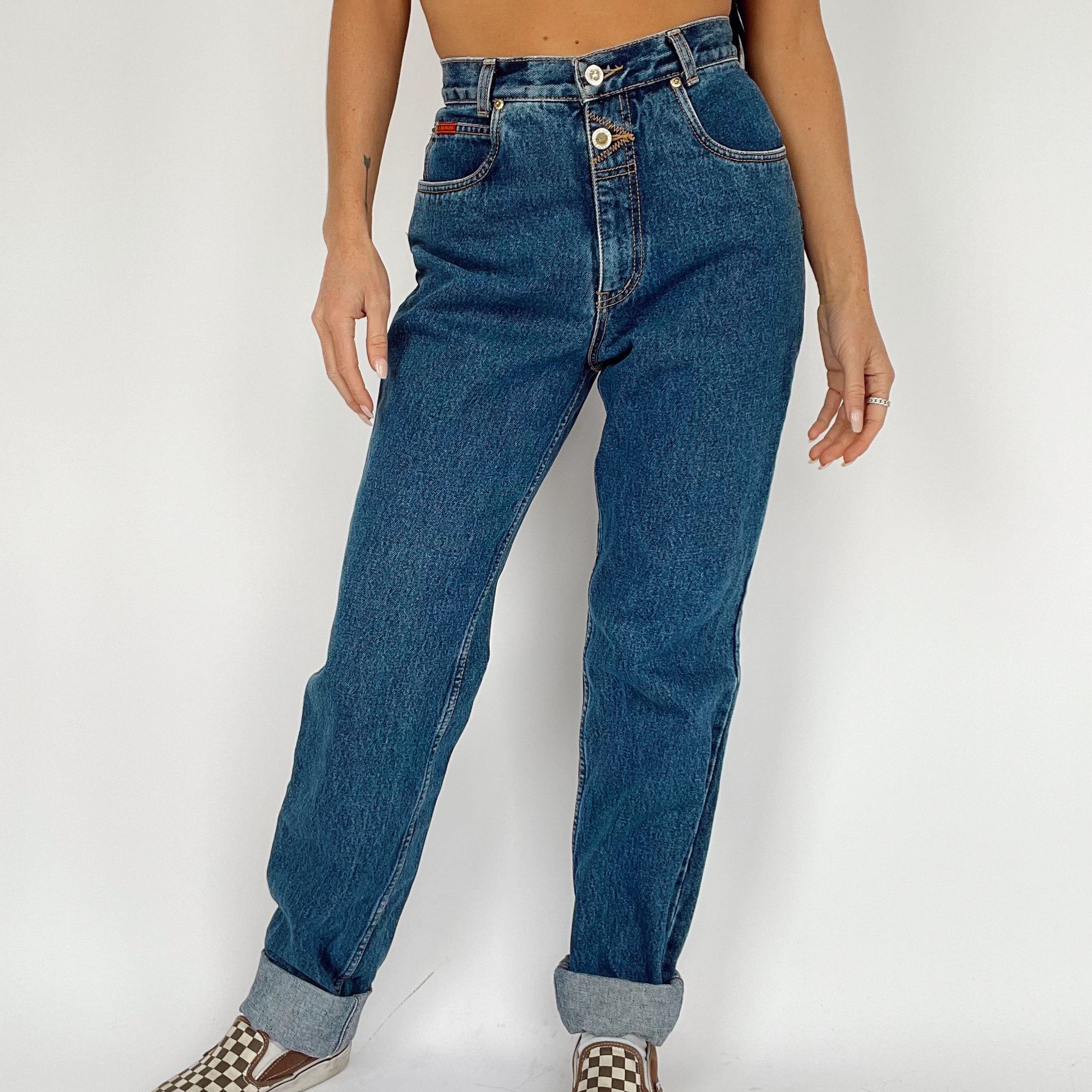 Vintage 90s Lawman Western Denim Jeans