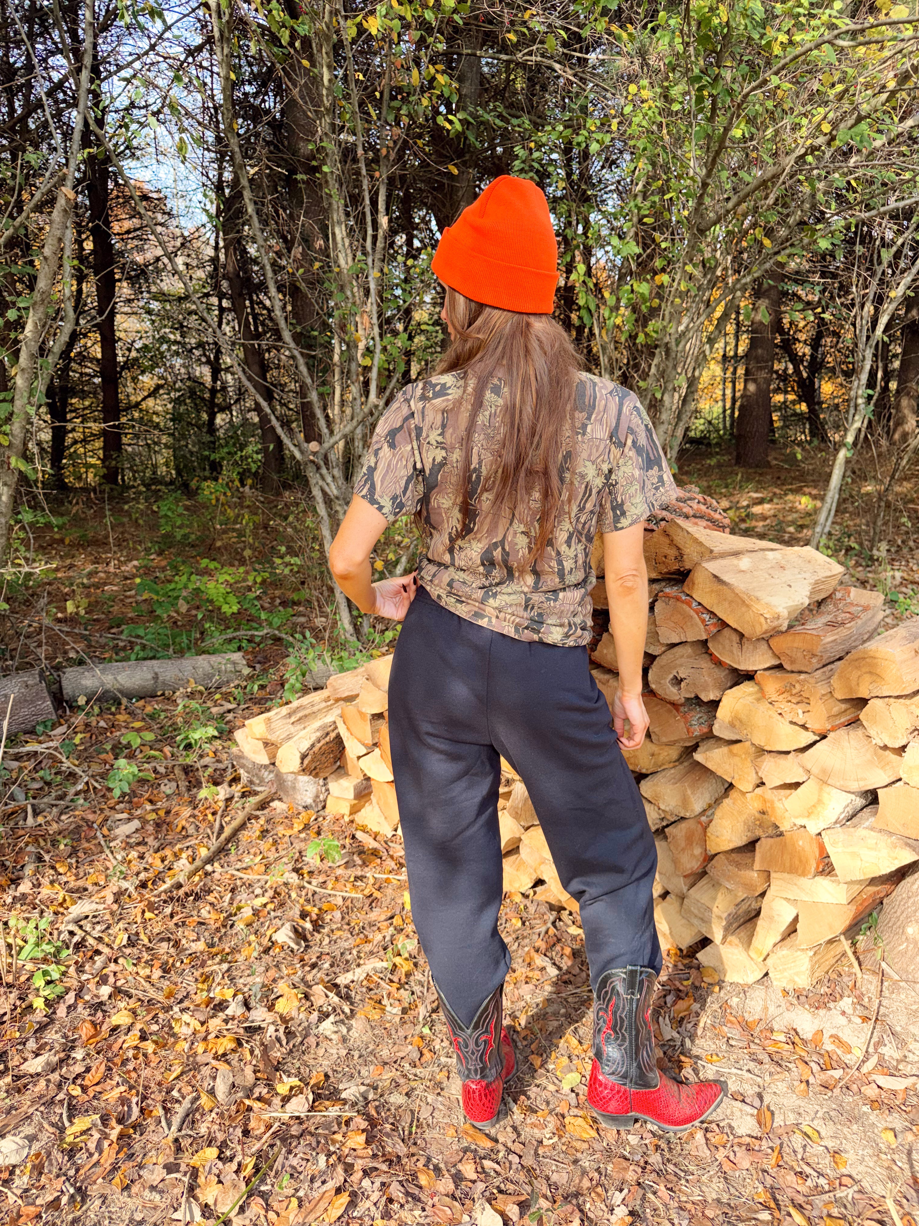 Neon Moon Barbed Wire Heart Beanie