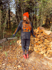 Country As Hell Flame Long Sleeve Shirt