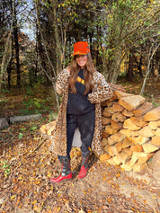 Trailer Park Queen Faux Fur Leopard Coat