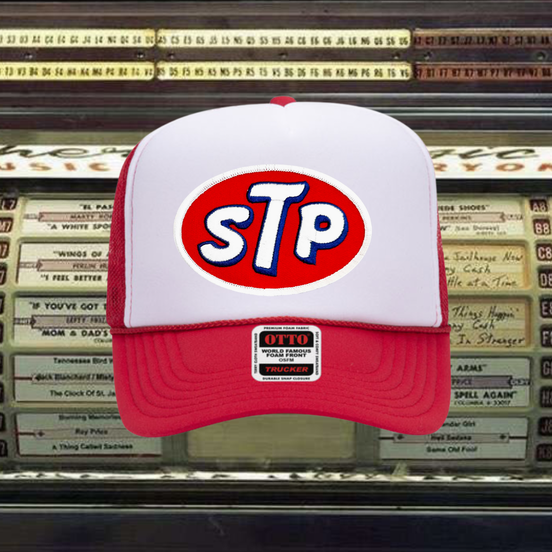 STP Retro Trucker Hat Red